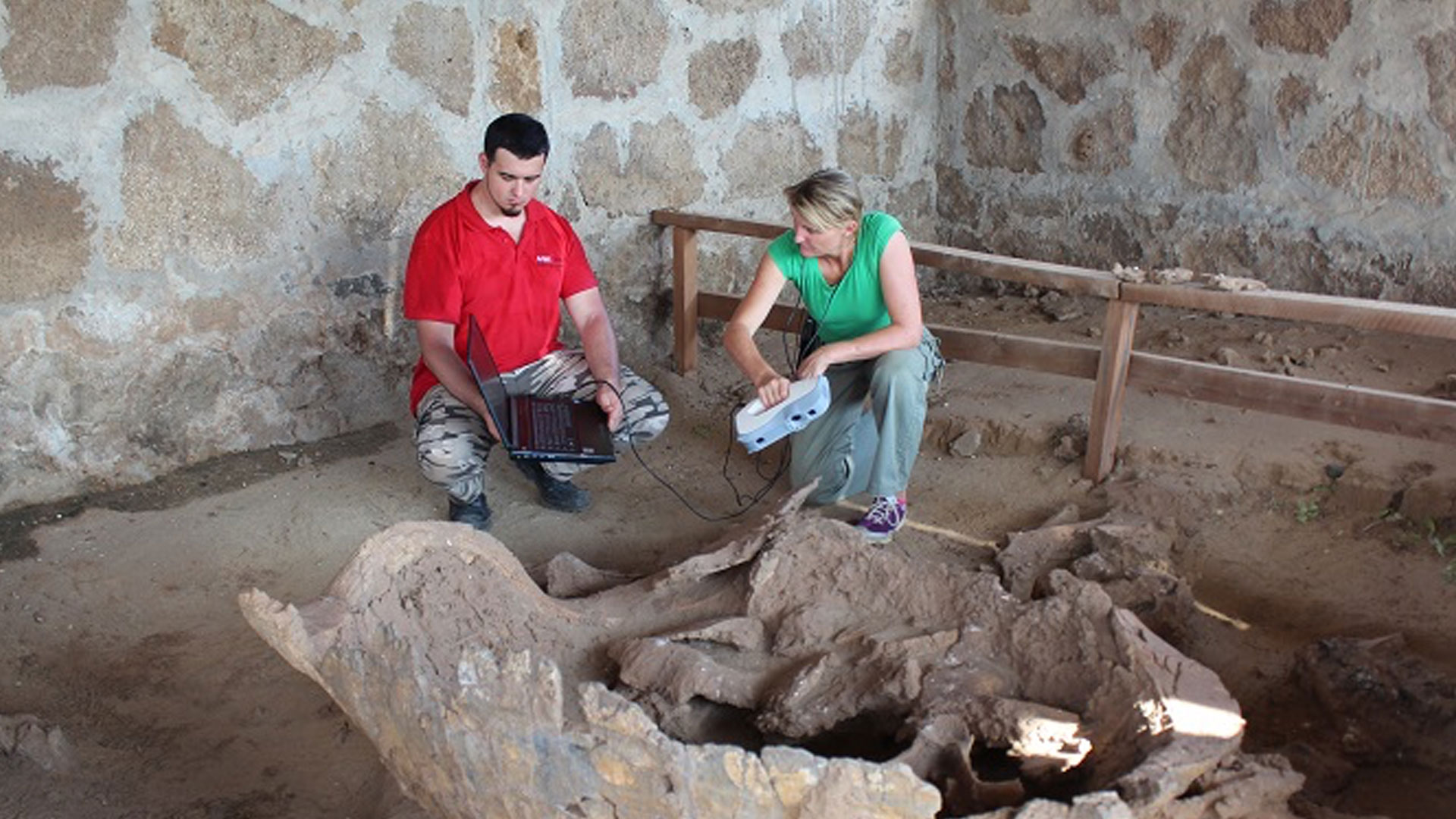 Digitizing the frontiers of research: 3D scanning at hominid excavation ...