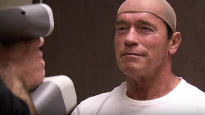 Scanning Arnold Schwarzenegger for the movie Terminator Genisys