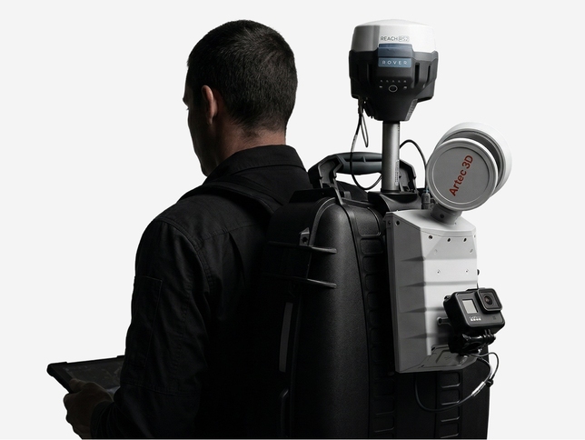 Artec Jet backpack SLAM LiDAR scanning mode