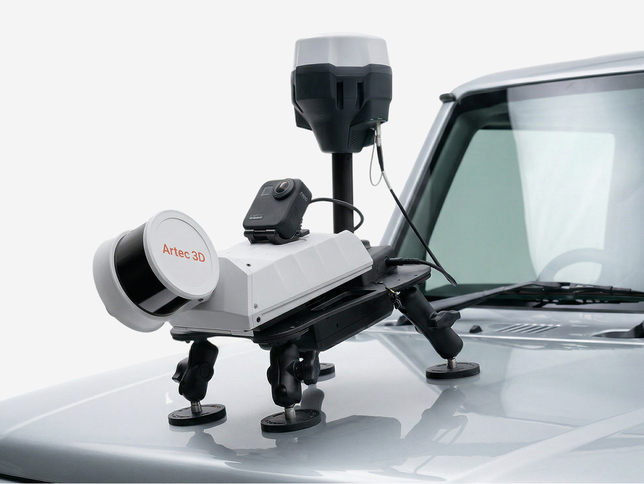 Artec Jet vehicle-mounted mobile LiDAR scanning mode