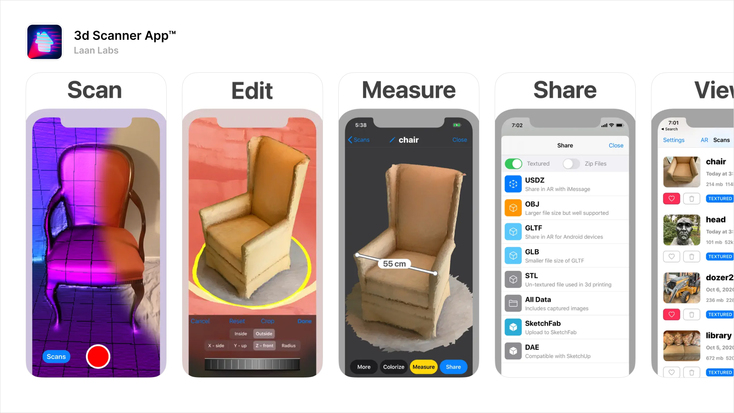 3D Scanner App