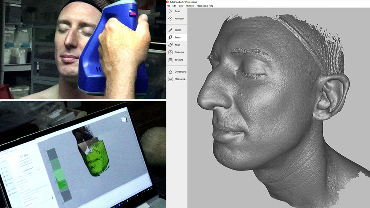 Structured light 3D scanning